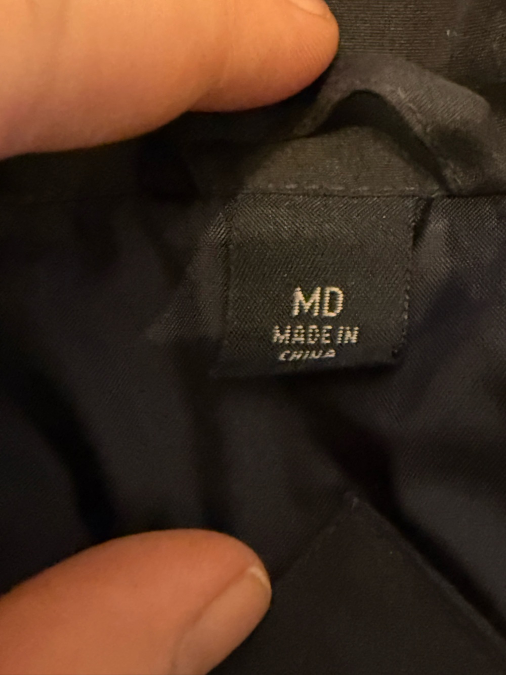 Maxwell House Quarter Zip Navy Blue Wind Breaker Jacket w/ Pockets Sz M EUC - Picture 6 of 6